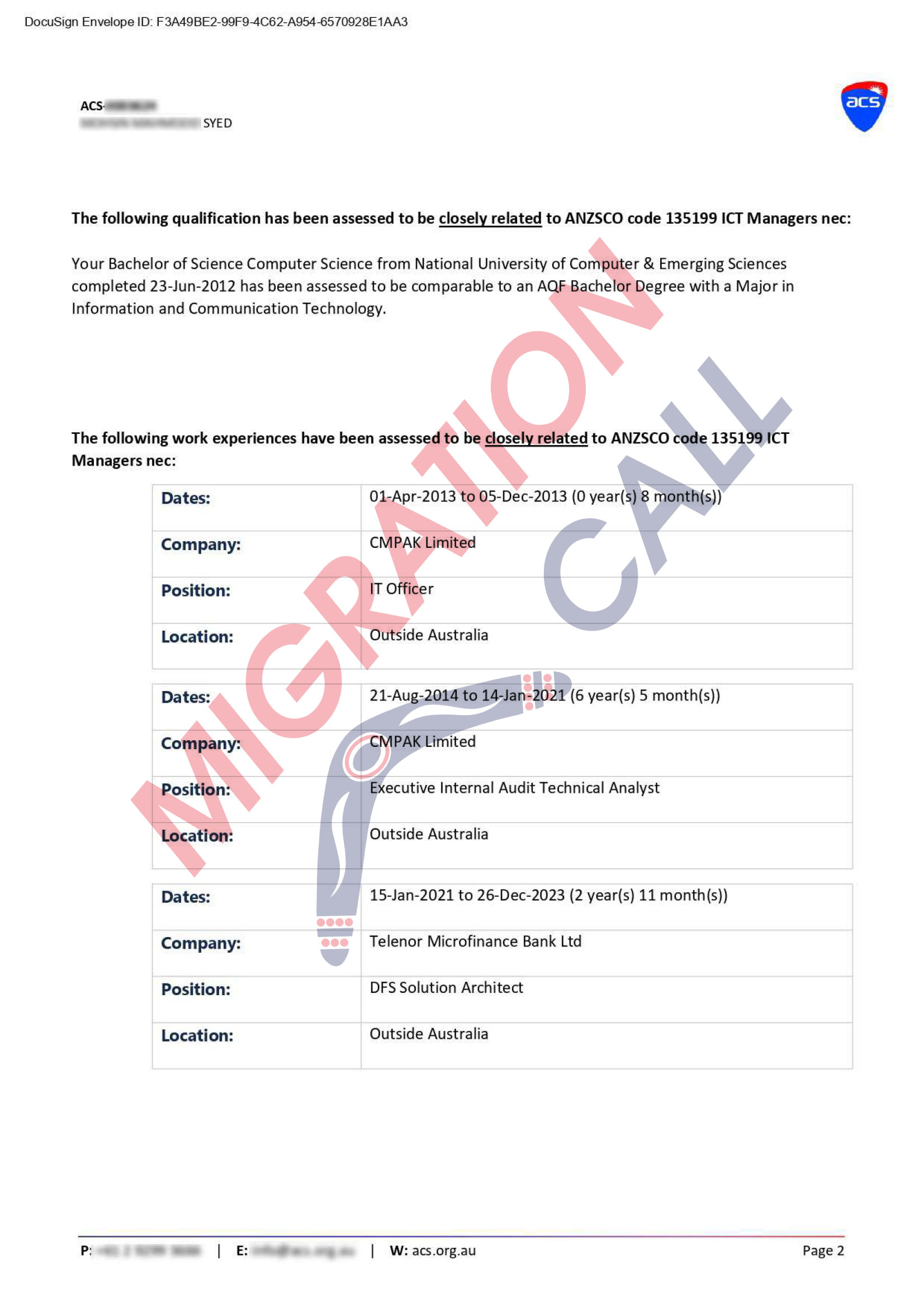 mohsin ict manager nec acs 02