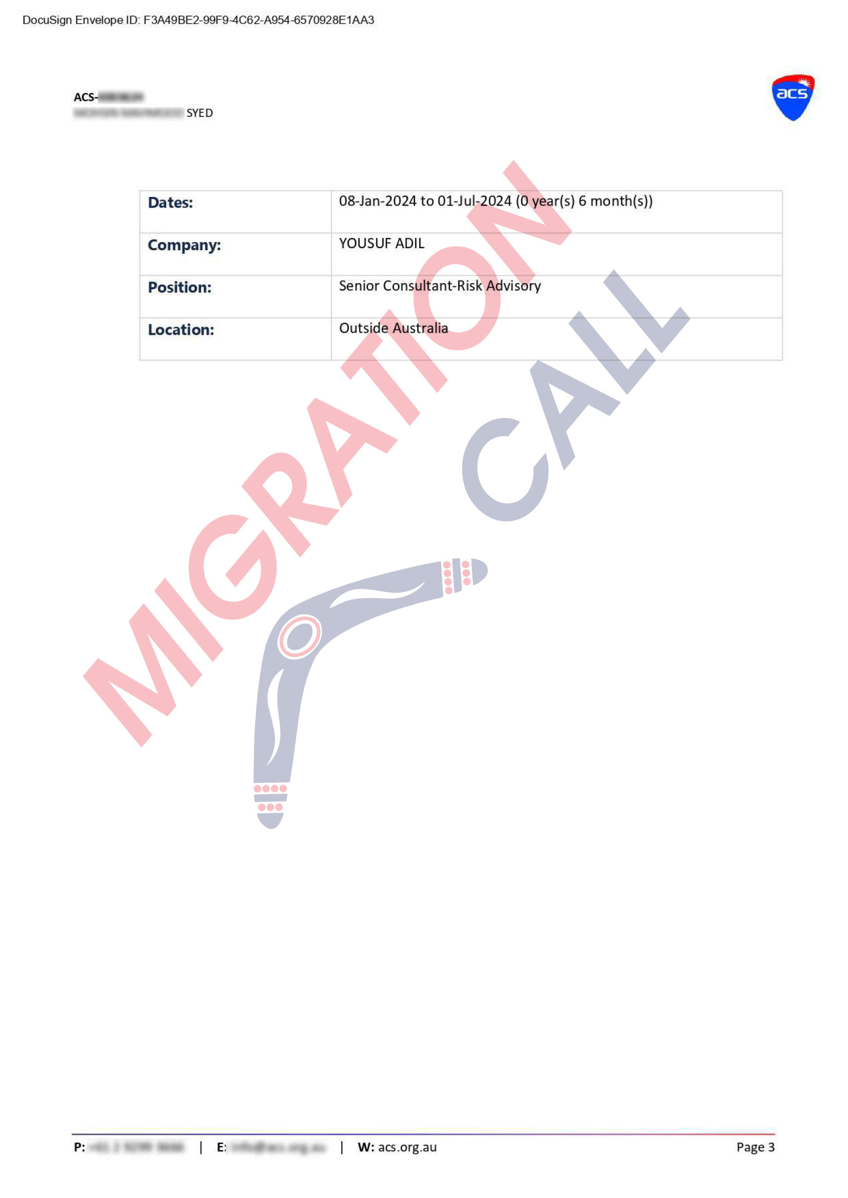 mohsin ict manager nec acs 03