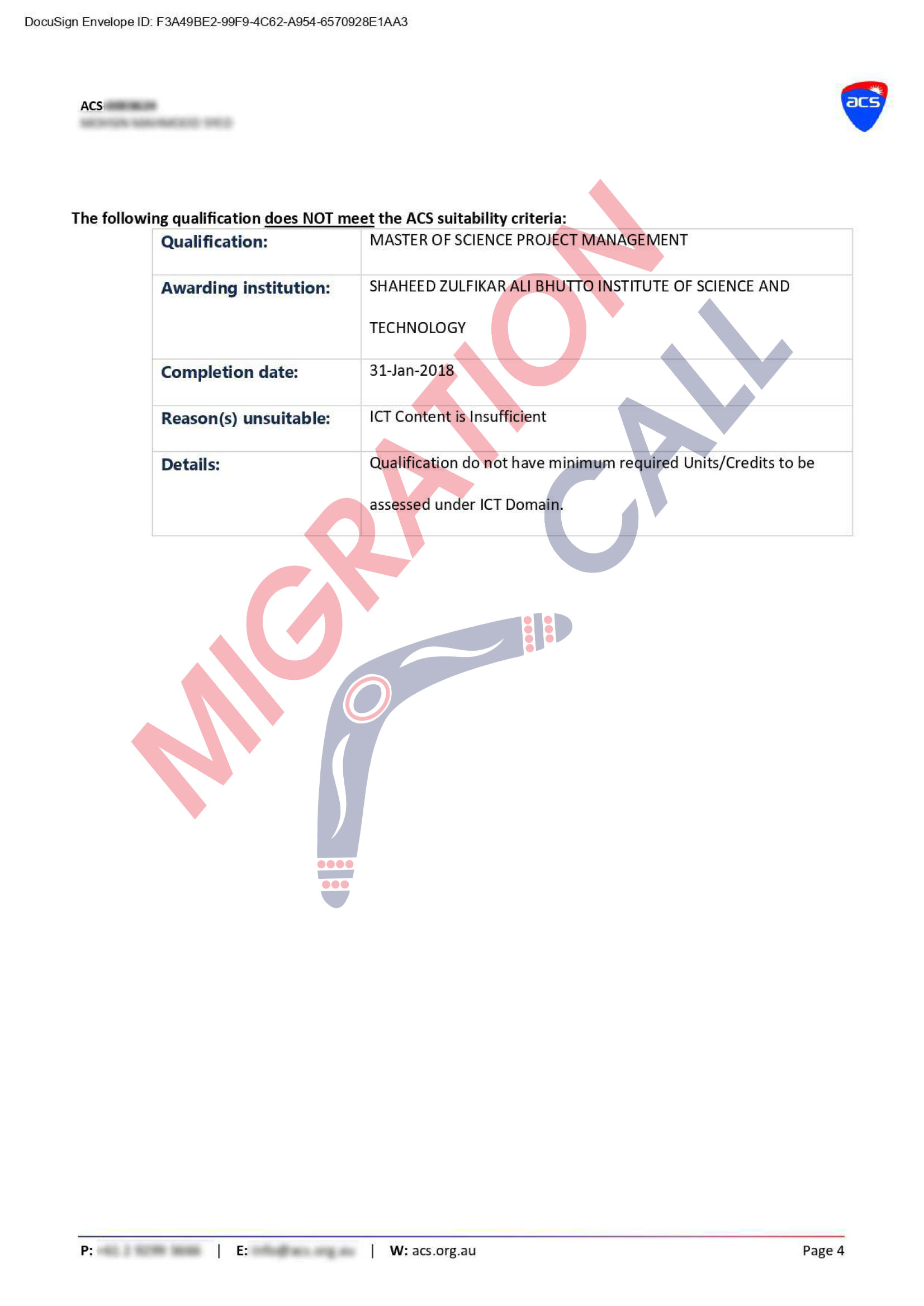 mohsin ict manager nec acs 04